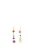 COACH Oorbellen  lichtbeige / blauw / groen / rood