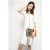 PINKO Lunatico Abito Similpelle White + White