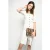 PINKO Lunatico Abito Similpelle White + White