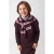 NAME IT KIDS gebreide midi jurk – donkerbruin