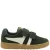Gola Hawk Strap leren suède sneakers – donkergroen/wit