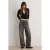 TRENDYOLMİLLA Dames Bruin Effen Wijde pijp Hoge taille Jeans
