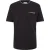 Threadbare Gebreid T-shirt voor heren van Perth (Zwart/Ecru)