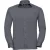 Russell Collectie Herenshirt met lange mouwen (Konvooi Grijs)