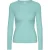 Dames-T-shirt met lange mouwen Colorful Standard Organic Teal Blue