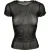 Urban Classics Dames/Dames Mesh T-shirt (Zwart)