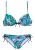 VIVANCE Bikini  jade groen / pink / zwart / wit