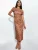 Hiccup Jurk  beige / bruin