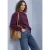 Chenille-trui met boothals