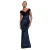Strakke damesjurk Goddiva Shimmer