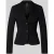 Marc Cain slim fit blazer van viscosemix