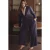 Trendyol Curve Dames Donkerblauw Effen Lang Getailleerd Grote maten Blazers
