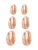 Hey Happiness Oorbellen ‘Dome Trio’  rose-goud