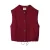 POM Amsterdam gilet – donkerrood