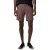 Boss Heren Kane fleece-short met strepen en een relaxte pasvorm (Donkerbruin)