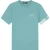 Malelions Men Captain T-Shirt 2.0 | Dusty Turquoise/Off-White