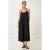 Losse Midi Jurk met U-Hals