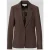 comma straight fit blazer met viscose