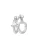 Hey Happiness Oorbellen ‘Glow Cuff’  zilver