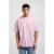 America Today relaxed T-shirt met backprint roze