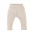Z8 newborn katoenen babybroek met borduursels – zand