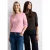 Shirts met lange mouwen en bootnek, in een set van 2 stuks