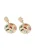SOHI Oorbellen ‘Clarice’  blauw / goud / groen / oranje / pink / rood