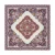 Roeckl Doek ‘SQUARE GARDEN PAISLEY’  lila / gemengde kleuren