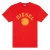 Diesel vervaagd logo rood T-shirt