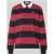 REVIEW Poloshirt met lange mouwen met strepen en contrasterende knoopsluiting