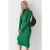 Geribbelde Turtleneck Bodycon Gebreide Jurk