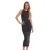 MAGIC Bodyfashion bodycon jurk donkergrijs