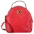 Gucci Gequilted Marmont Rugzak in Rode Leer