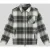 Lyle & Scott jongens geborsteld ruitenjack – zwart