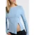 America Today asymmetrische top – lichtblauw
