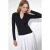 Slim Fit V-hals Lange Mouwen Blouse