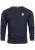 INDICODE JEANS Shirt ‘Trense ‘  navy / wit