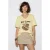 Oversized V-hals Geprinte T-shirt