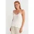 Geribbelde Mouwloze V-hals Blouse