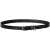 Calvin Klein Monogram Charm Keep Belt Black/antique Nickel