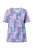 Ulla Popken Shirt  navy / opaal / lichtblauw / pink