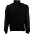 Fruit of the Loom Heren Klassiek 80/20 Rits Hals Sweatshirt (Zwart)