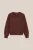 WE Fashion – Meisjes sweater met embroidery – Regular fit – Bruin – Katoen –