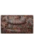 Bulaggi clutch met panterprint Leo Glossy bruin