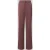 SWING straight fit broek van satijn