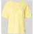 FYNCH-HATTON Regular fit T-shirt met viscose, model ‘Ruffel’