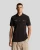Lyle & Scott zwart gecoordineerd logo-poloshirt met korte mouwen
