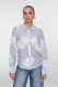 Geisha Blouse Embroidered Flowers 63143-21 Blouse 625 Blue/off-white