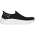 Skechers Go Walk Flex Floral flexibele instapschoenen voor dames (Zwart/roze)