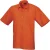 Premier Heren Korte Mouw Formele Poplin Gewoon Werk Shirt (Oranje)